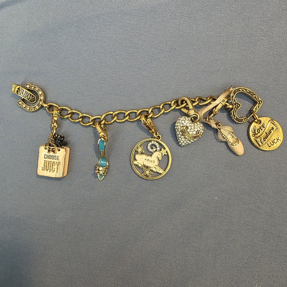 Vintage Juicy Couture Gold Charm Bracelet